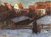 Wassily Kandinsky Winter Landscape oil painting artist
